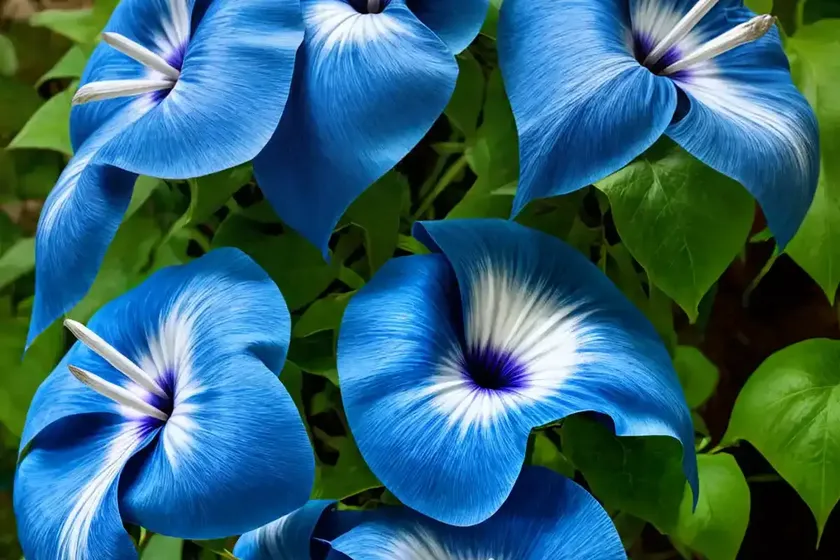 Ipomoea indica (blue morning glory) — photo 3