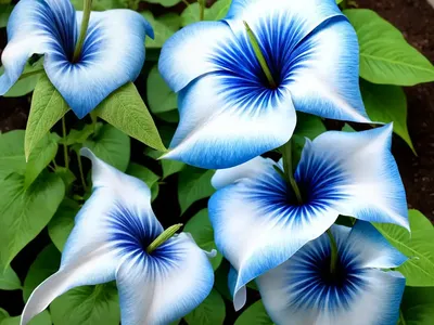 Ipomoea Tricolor ‘Heavenly Blue’ (Morning Glory)