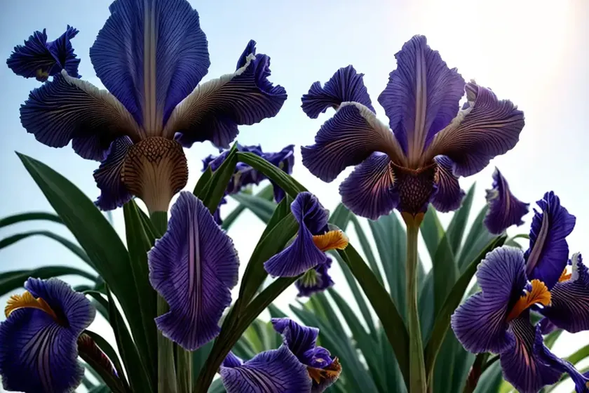Iris ‘above the clouds’ (bearded iris) — photo 2