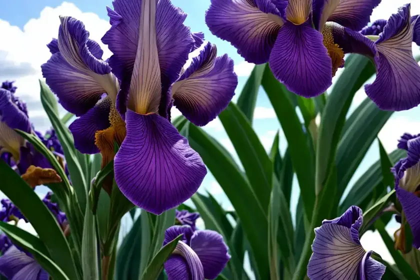 Iris ‘above the clouds’ (bearded iris) — photo 3