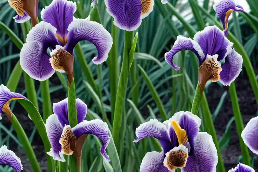 Iris ‘anything goes’ (bearded iris) — photo 2
