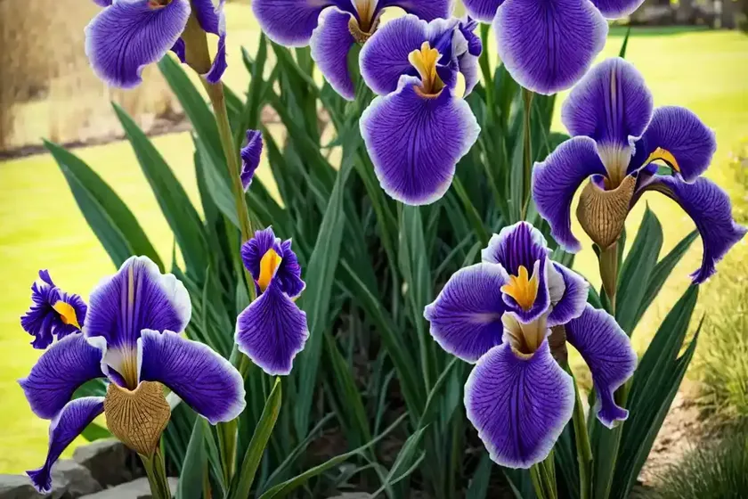 Iris ‘belgian princess’ (bearded iris) — photo 2