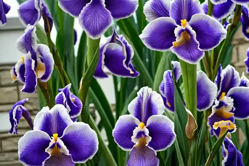 Iris ‘belgian princess’ (bearded iris) — photo 3