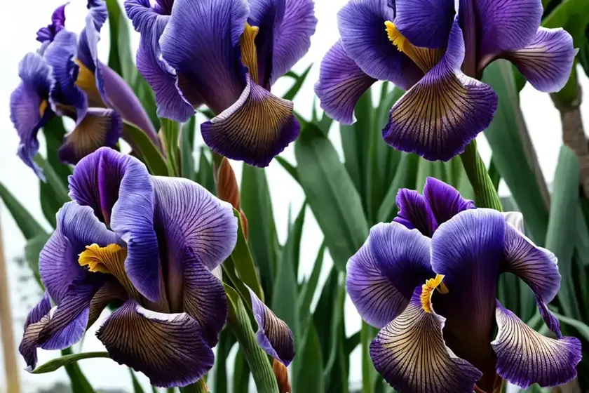 Iris ‘best bet’ (reblooming bearded iris) — photo 2