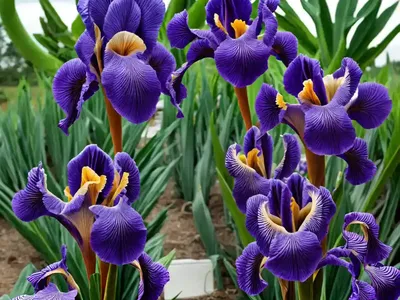 Iris ‘Best Bet’ (Reblooming Bearded Iris)
