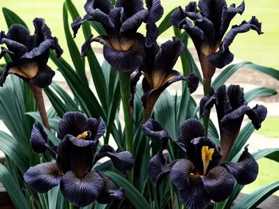Iris ‘Black Swan’ (Bearded Iris)