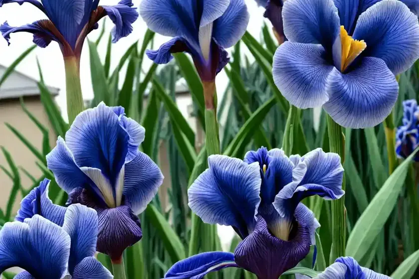 Iris ‘blue rhythm’ (bearded iris) — photo 2