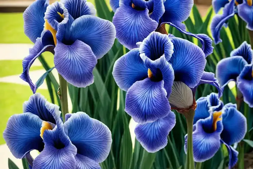 Iris ‘blue rhythm’ (bearded iris) — photo 3