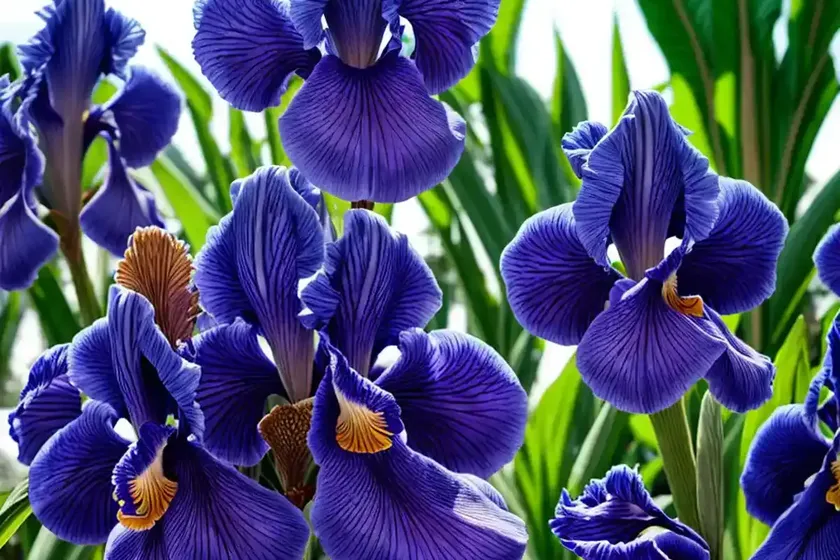 Iris ‘blueberry bliss’ (bearded iris) — photo 3