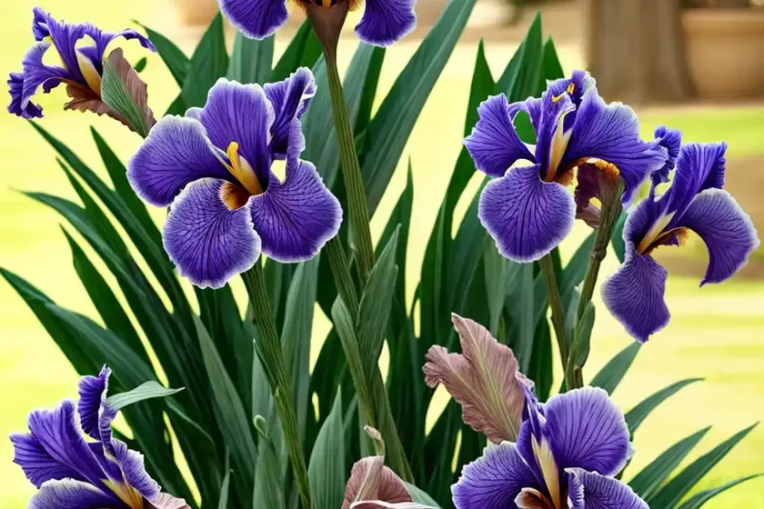 Iris ‘catch a star’ (bearded iris) — photo 2