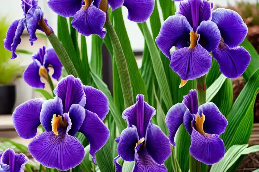 Iris ‘cee jay’ (bearded iris) — photo 3
