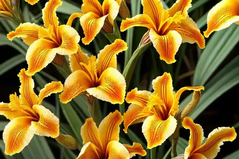 Iris domestica ‘hello yellow’ (blackberry lily) — photo 3