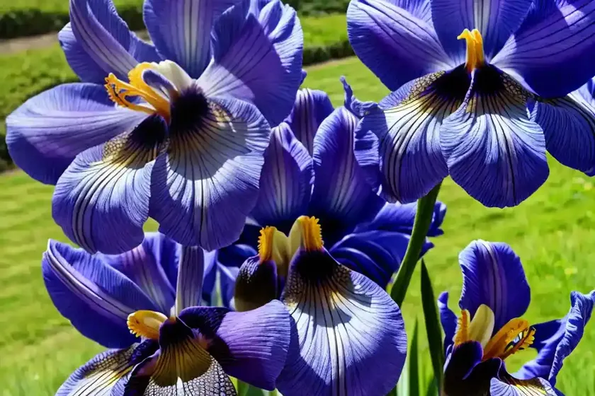Iris ensata ‘alpine majesty’ (japanese iris) — photo 2