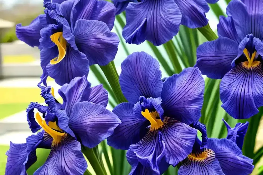 Iris ensata ‘blue spritz’ (japanese iris) — photo 2