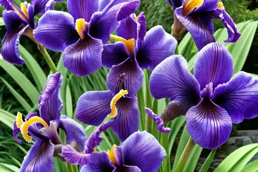 Iris ensata ‘carol johnson’ (japanese iris) — photo 2