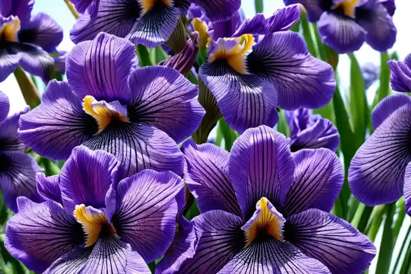 Iris ensata ‘crystal halo’ (japanese iris) — photo 3