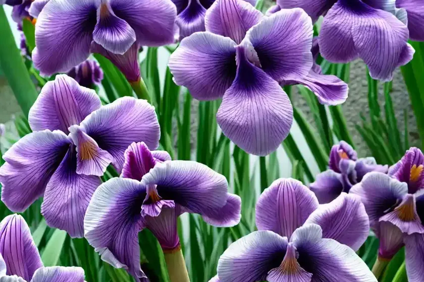 Iris ensata ‘pink frost’ (japanese iris) — photo 2
