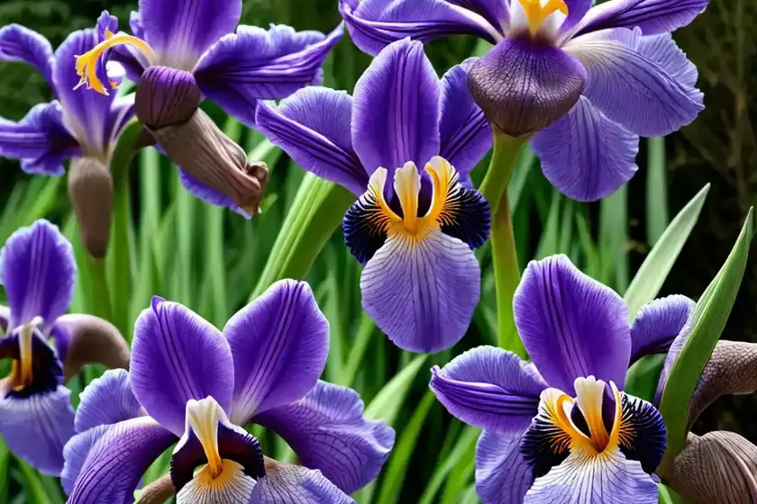 Iris ensata ‘pleasant earlybird’ (japanese iris) — photo 2