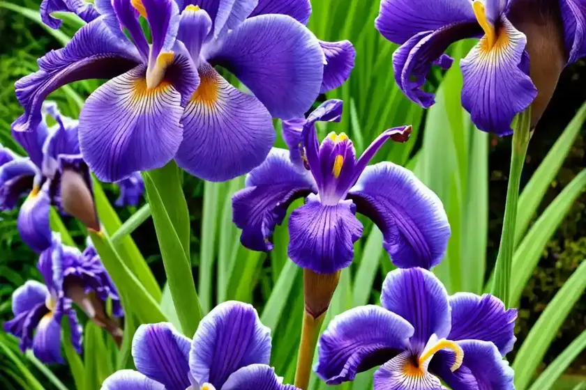 Iris ensata ‘pleasant earlybird’ (japanese iris) — photo 3