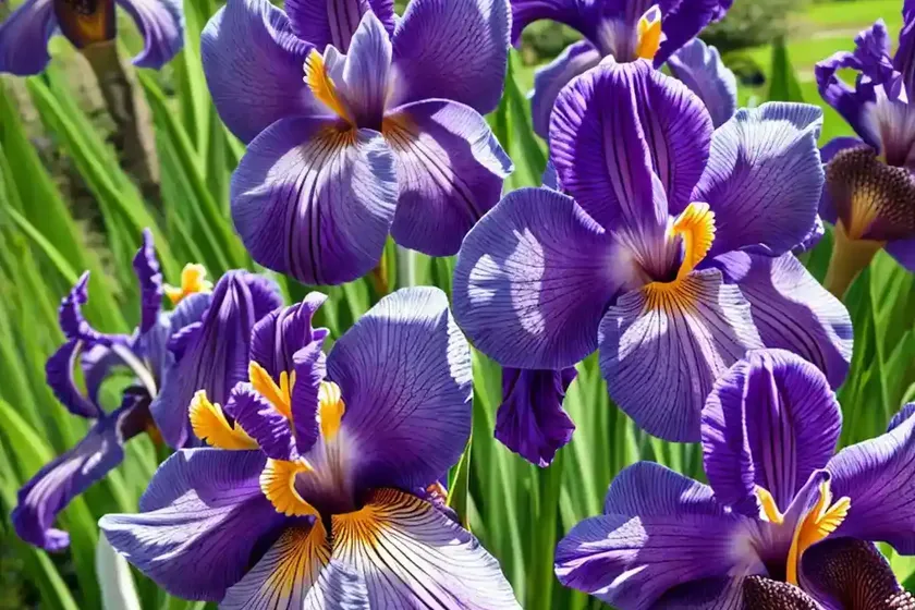 Iris ensata ‘pleasant earlybird’ (japanese iris)