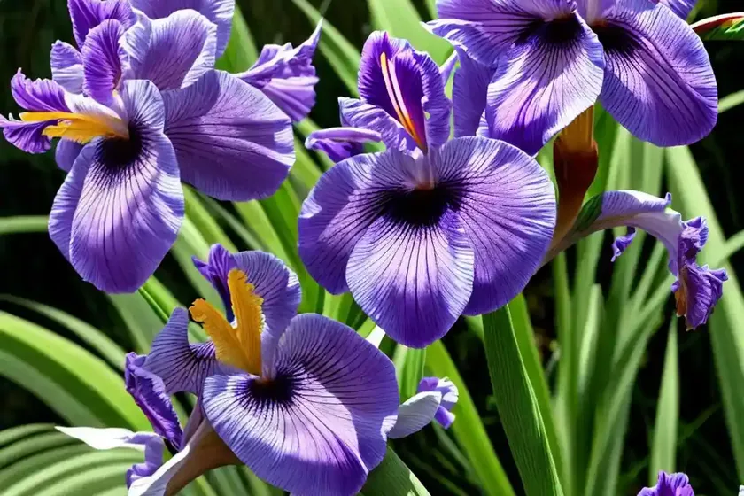 Iris ensata ‘queen’s tiara’ (japanese iris) — photo 2