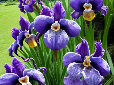 Iris Ensata ‘Queen’s Tiara’ (Japanese Iris)