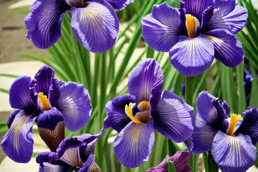 Iris ensata ‘returning tide’ (japanese iris) — photo 2