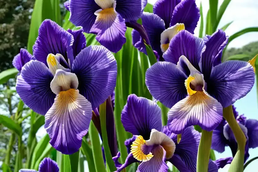 Iris ensata ‘returning tide’ (japanese iris)