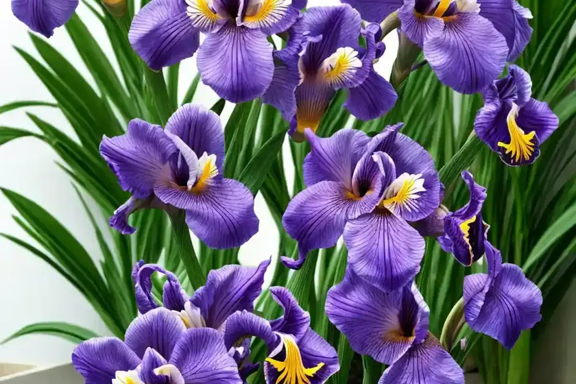 Iris Ensata ‘Variegata’ (Japanese Iris) — photo 2