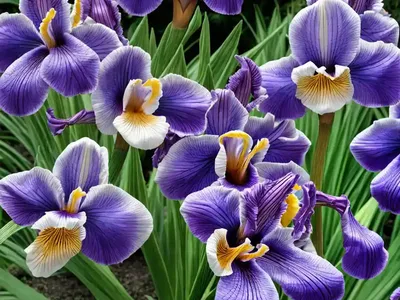 Iris Ensata ‘Variegata’ (Japanese Iris)