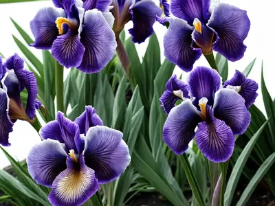 Iris ‘Jennifer Rebecca’ (Reblooming Bearded Iris)
