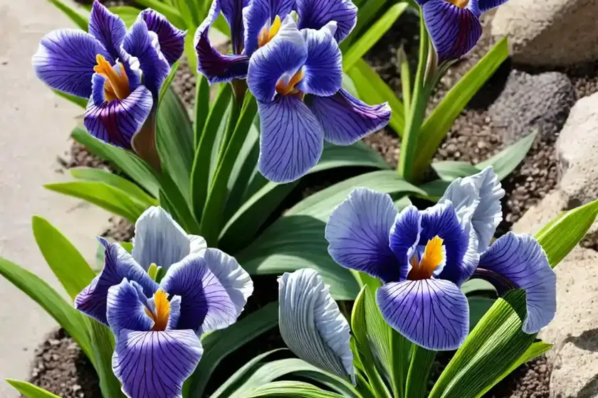 Iris laevigata (water iris)