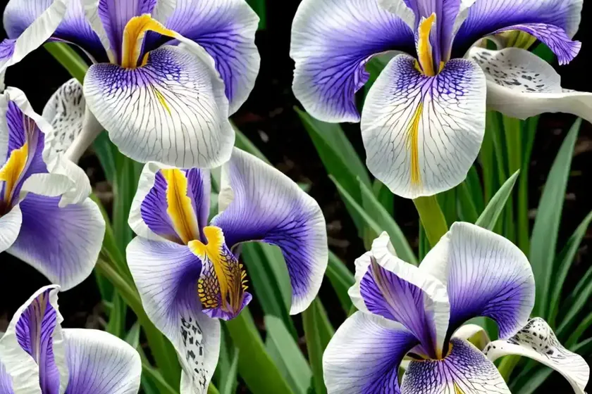 Iris pallida ‘variegata’ (dalmatian iris) — photo 3