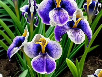 Iris Pallida ‘Variegata’ (Dalmatian Iris)