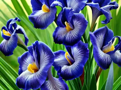 Iris Prismatica (Slender Blue Iris)