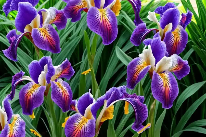 Iris pseudata ‘tsukiyono’)
