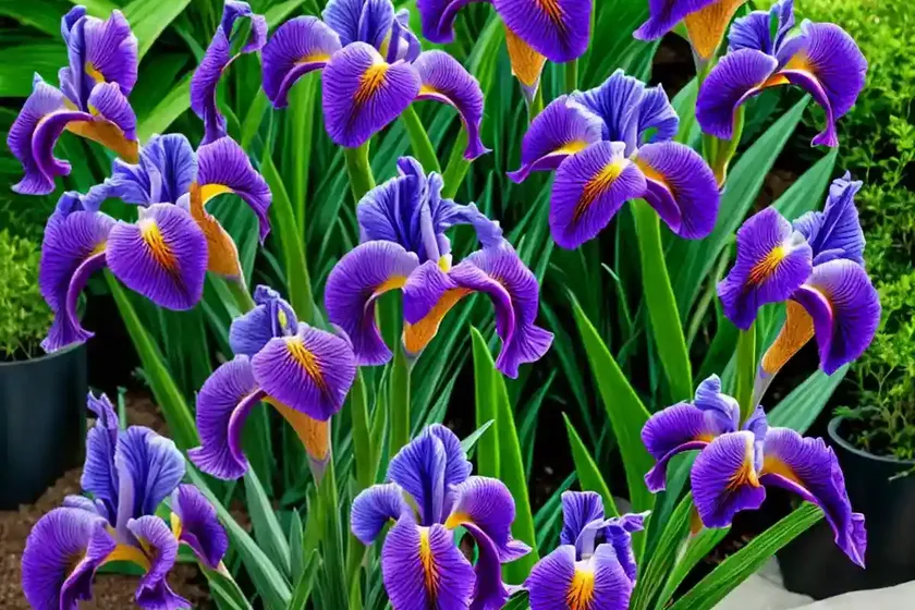 Iris pseudata ‘yarai’) — photo 2