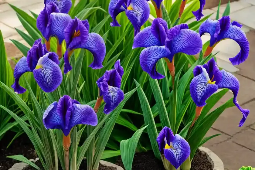 Iris pseudata ‘yarai’) — photo 3