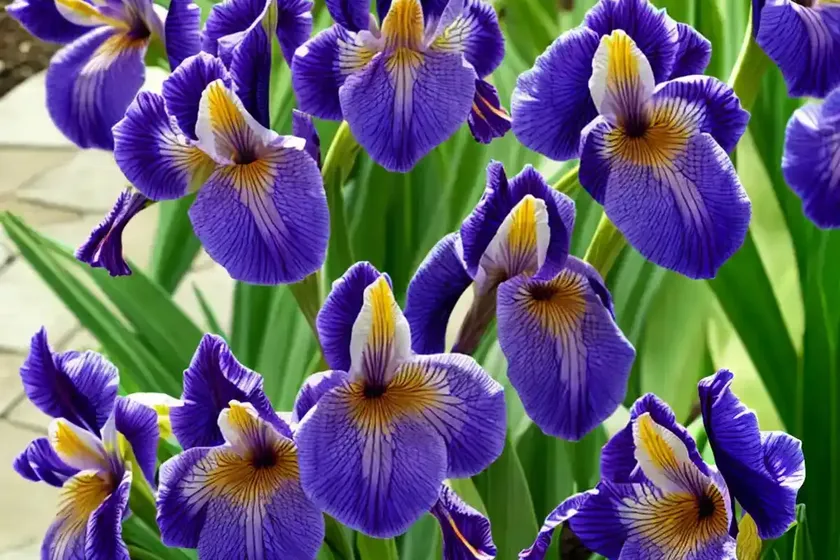 Iris sibirica ‘concord crush’ (siberian iris) — photo 3