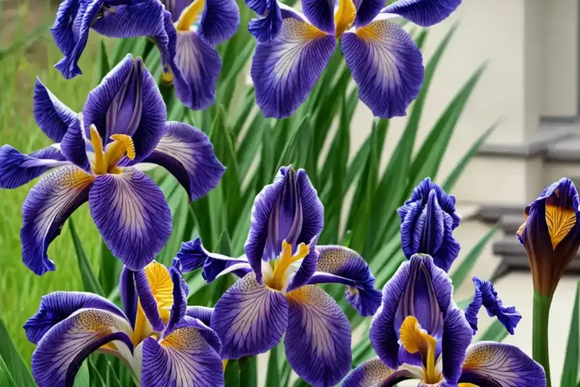 Iris sibirica ‘contrast in styles’ (siberian iris) — photo 2