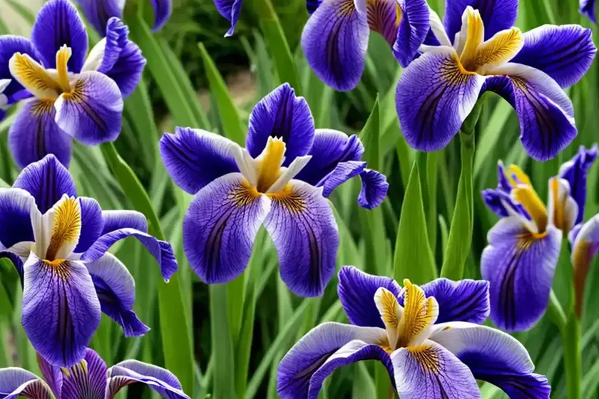 Iris sibirica ‘coronation anthem’ (siberian iris) — photo 2