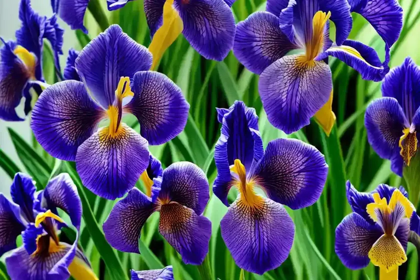Iris sibirica ‘coronation anthem’ (siberian iris) — photo 3