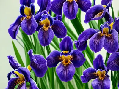 Iris Sibirica ‘Coronation Anthem’ (Siberian Iris)