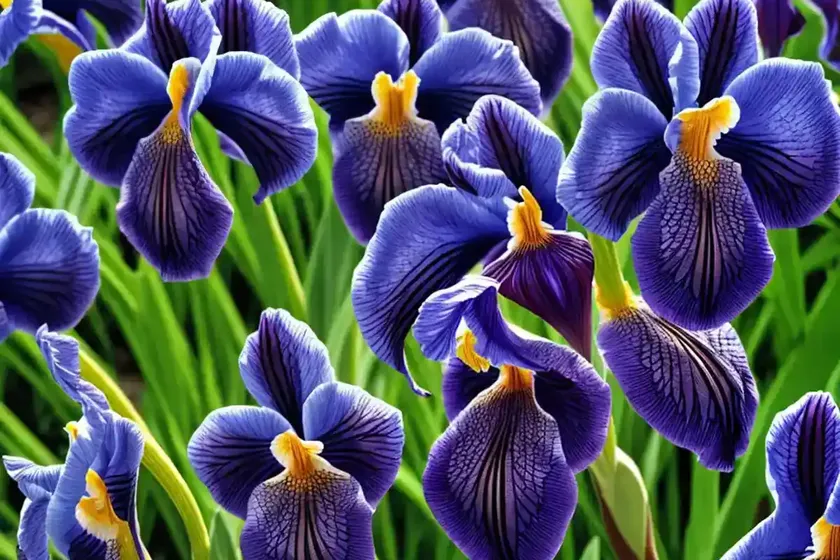 Iris sibirica ‘fond kiss’ (siberian iris) — photo 2