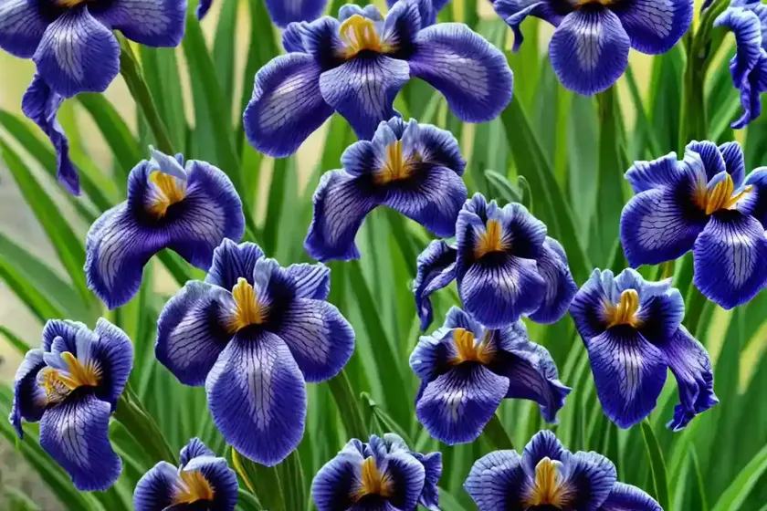 Iris sibirica ‘granny jean’ (siberian iris) — photo 3