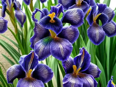 Iris Sibirica ‘Granny Jean’ (Siberian Iris)
