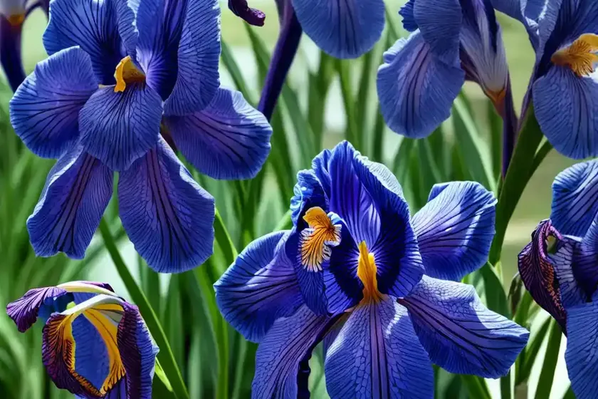 Iris sibirica ‘perry’s blue’ (siberian iris) — photo 2