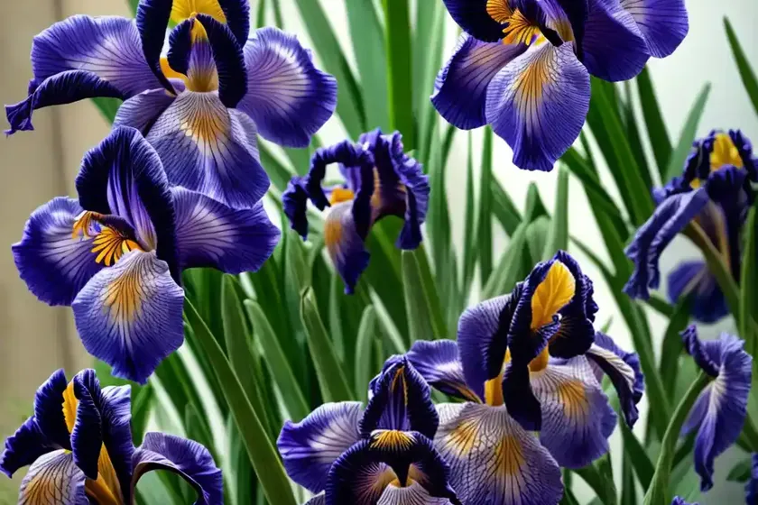 Iris sibirica ‘ruffled velvet’ (siberian iris) — photo 2