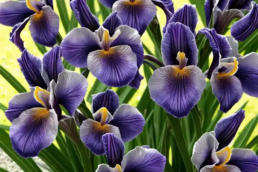 Iris sibirica ‘silver edge’ (siberian iris) — photo 2