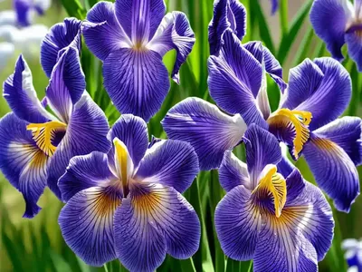 Iris Sibirica ‘Silver Edge’ (Siberian Iris)